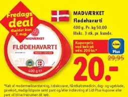 Lidl Madværket Flødehavarti tilbud