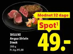 Lidl DELUXE Angus Striploin Steak tilbud