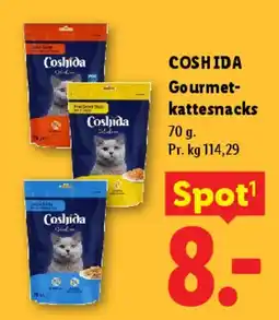 Lidl Coshida Gourmet-kattesnacks tilbud