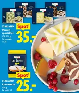 Lidl Italiamo Dessert-specialitet tilbud