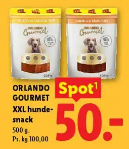 Lidl Orlando Gourmet XXL hundesnack tilbud