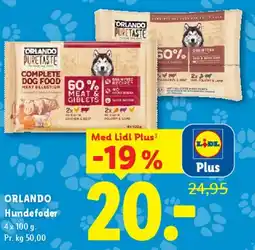 Lidl Orlando Hundefoder tilbud