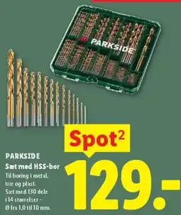 Lidl Sæt med HSS-bor tilbud
