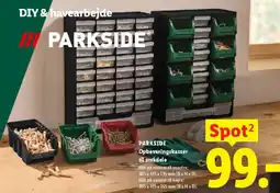 Lidl Opbevaringskasser til smådele tilbud