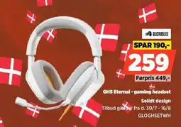 Power Glorious GHS Eternal - gaming headset Solidt design tilbud