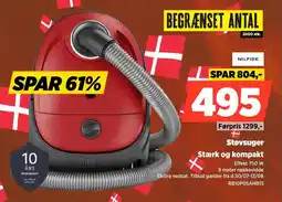 Power Nilfisk Støvsuger Stærk og kompakt tilbud