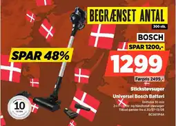 Power Bosch Stickstøvsuger Universel Bosch Batteri tilbud