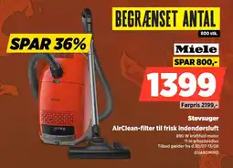 Power Miele Støvsuger AirClean-filter til frisk indendørsluft tilbud