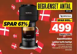 Power Nespresso Kapselmaskine Lækker kaffe hurtigt Inovati tilbud
