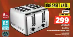Power Point Brødrister Juster indstillinger for hver skive tilbud