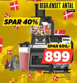 Power Ninja Foodprocessor Blender & Sportsblender tilbud