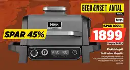 Power Ninja Elektrisk grill Grill uden åben ild Grill, røgeovn og airfryer i én tilbud