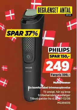 Power Philips Multitrimmer En komfortabel trimmeoplevelse tilbud