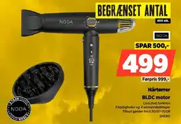 Power Nooa Hårtørrer BLDC motor tilbud