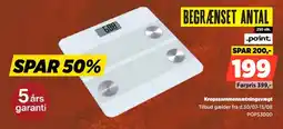 Power Point Kropssammensætningsvægt tilbud