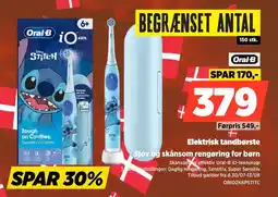 Power Oral-B Elektrisk tandbørste Sjov og skånsom rengøring for børn tilbud