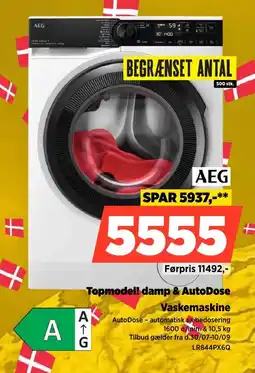 Power Aeg Topmodel! damp & AutoDose Vaskemaskine tilbud