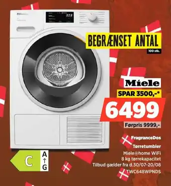 Power Miele FragranceDos Tørretumbler tilbud