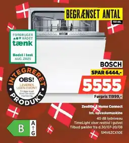 Power Bosch Zeolith & Home Connect Int. opvaskemaskine tilbud
