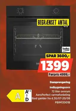 Power Beko Damprengøring Indbygningsovn tilbud