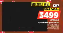 Power Aeg SaphirMatt SE-glas overflade 80 cm induktion tilbud