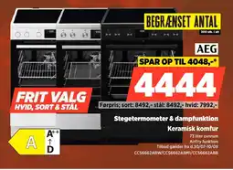 Power Aeg Stegetermometer & dampfunktion Keramisk komfur SPAR OP TIL 4048,-* tilbud