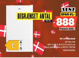 Power Senz 86 cm Køleskab tilbud