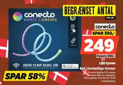 Power Conecto LED lysrør Bøj i forskellige former tilbud