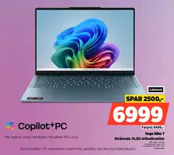 Power Lenovo Yoga Slim 7 Strålende OLED-billedkvalitet tilbud