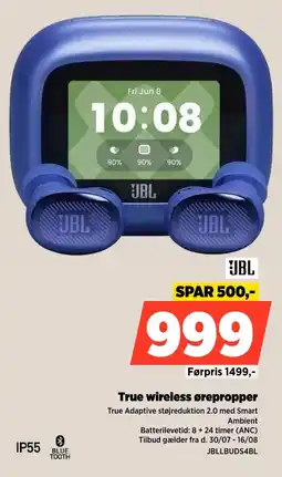 Power Jbl True wireless ørepropper tilbud