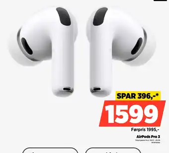 Power AirPods Pro 3 tilbud