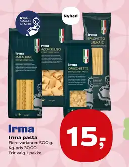 Coop.dk Irma pasta tilbud