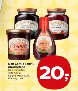 Coop.dk Den Gamle Fabrik marmelade tilbud