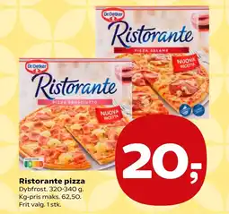 Coop.dk Ristorante pizza tilbud