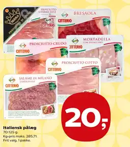 Coop.dk Italiensk pålæg tilbud