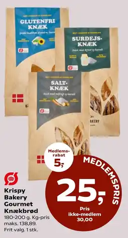 Coop.dk Krispy Bakery Gourmet Knækbrød tilbud