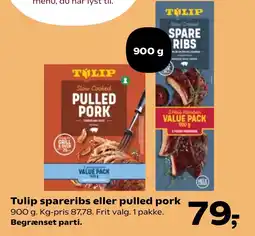 Coop.dk Tulip spareribs eller pulled pork tilbud