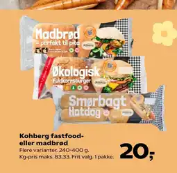 Coop.dk Kohberg fastfood- eller madbrød tilbud