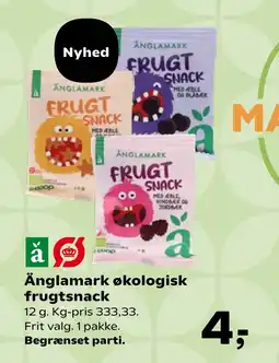 Coop.dk Änglamark økologisk frugtsnack tilbud