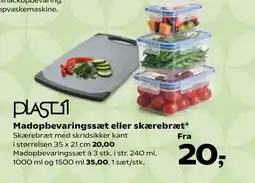 Coop.dk Madopbevaringssæt eller skærebræt* tilbud