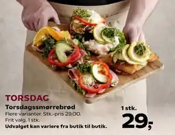 Coop.dk Torsdagssmørrebrød tilbud