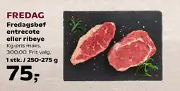 Coop.dk Fredagsbøf entrecote eller ribeye tilbud