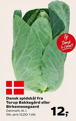 Coop.dk Dansk spidskål fra Torup Bakkegård eller Birkemosegaard tilbud