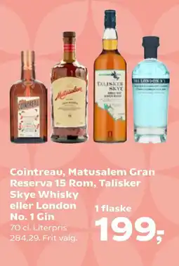 Coop.dk Cointreau, Matusalem Gran Reserva 15 Rom, Talisker tilbud