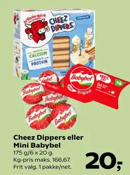 Coop.dk Cheez Dippers eller Mini Babybel tilbud