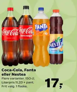 Coop.dk Coca-Cola, Fanta eller Nestea tilbud