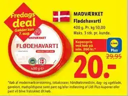 Lidl MADVÆRKET Flødehavarti, App-pris tilbud