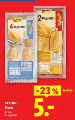 Lidl TASTINO Flutes tilbud