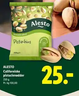 Lidl ALESTO Californiske pistacienødder tilbud
