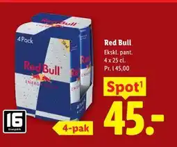 Lidl Red Bull tilbud